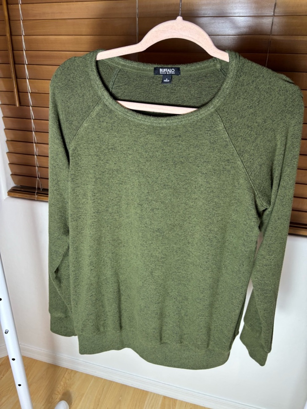 Buffalo David Bitton Olive Crewneck Pullover